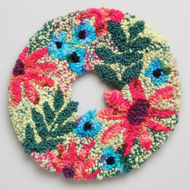 Floral Hooky Wreaths Workshop - Just Makers Workshop