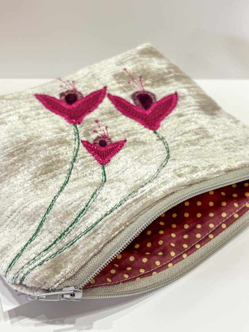 Floral Make Up Bag Made by Marianne_Just Makers
