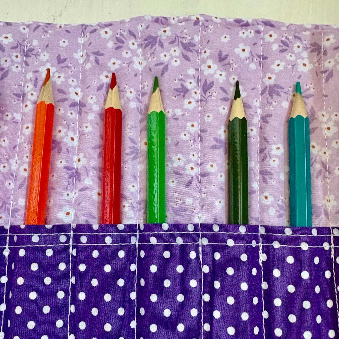 Floral Pencil Roll - Made by Marianne - Just Makers Made by Marianne