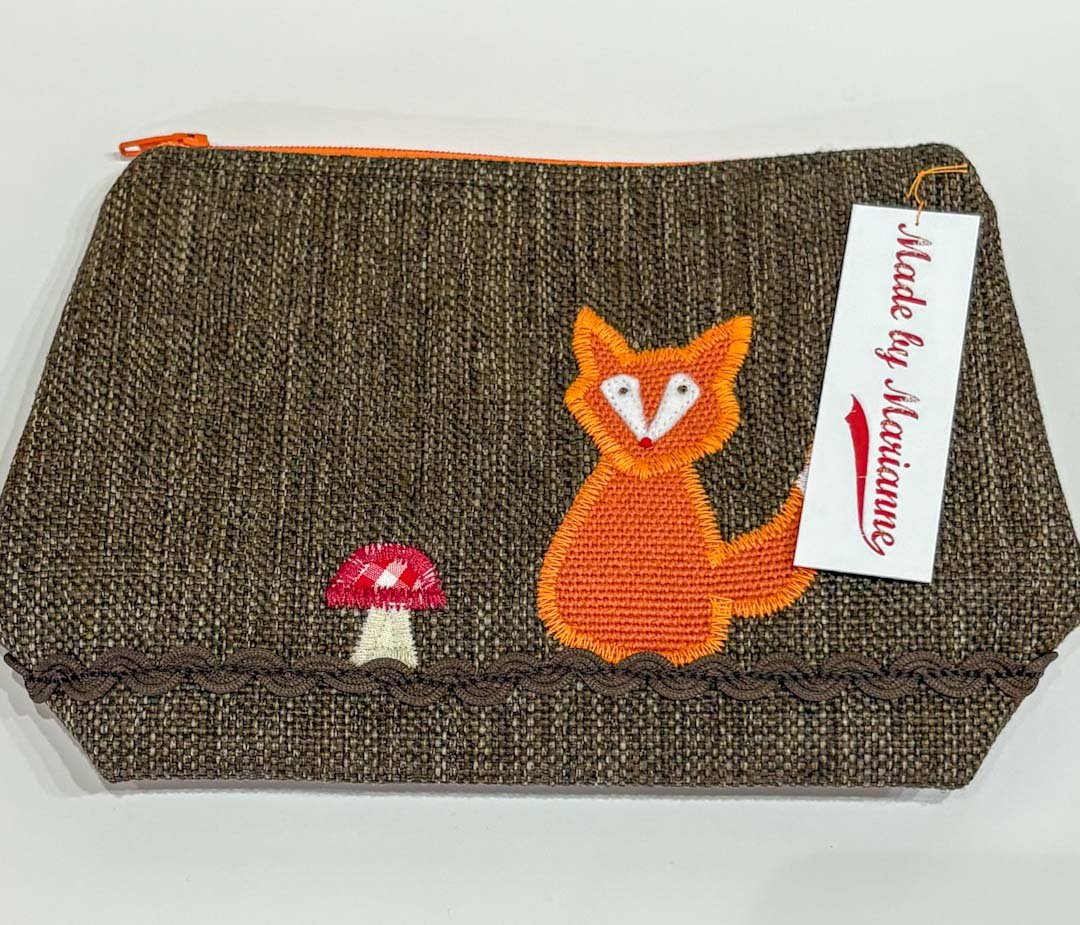 Fox Make Up Bag Made by Marianne - Just Makers Made by Marianne