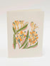 Freesia Smaller Placement Greeting Card - Megan Carter_Just Makers