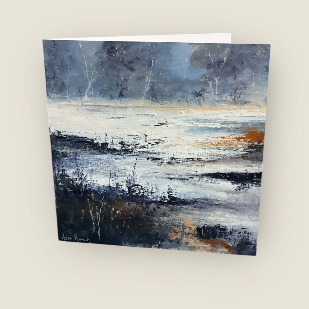 Frozen Greeting Card - Ailsa Read - Just Makers Ailsa Read Fine Art Painter