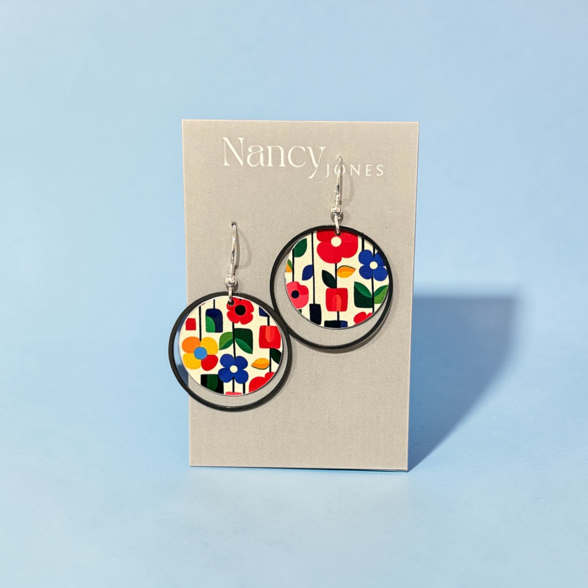 Fusion Flower Pots Earrings - Nancy Jones - Just Makers Nancy Jones Jewellery