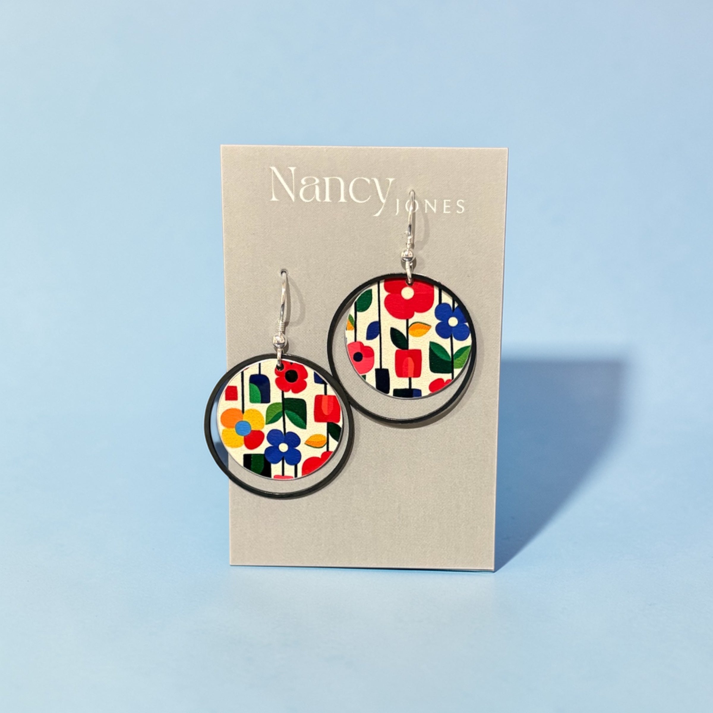 Fusion Flower Pots Earrings - Nancy Jones - Just Makers Nancy Jones Jewellery