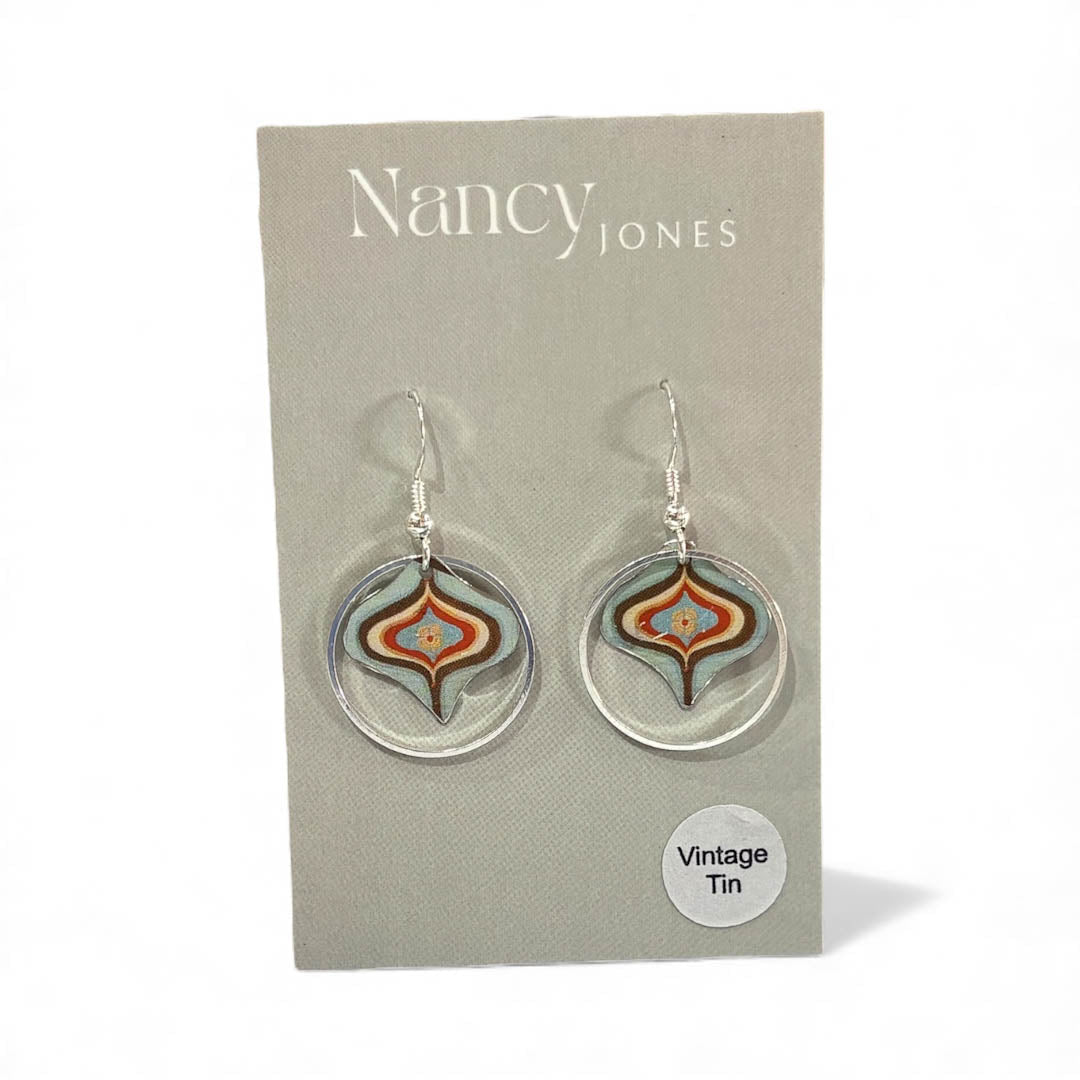 Fusion Vintage Fossil Earrings - Nancy Jones - Just Makers Nancy Jones Jewellery