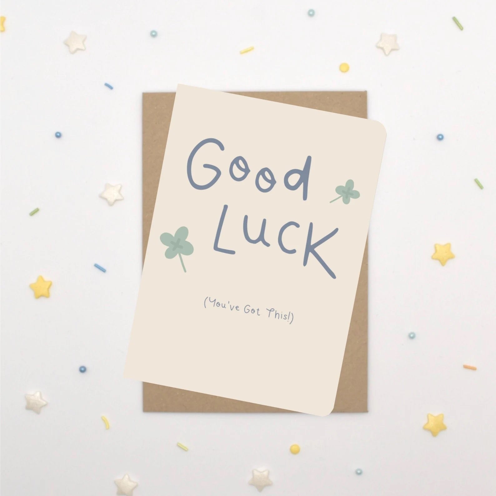 Good Luck Card - Scribble & Print Co_Just Makers