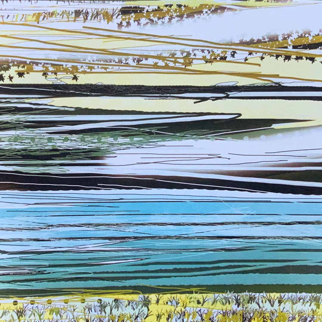 Gouthwaite Reservoir Nidderdale Greeting Card - Gill Kirk_Just Makers