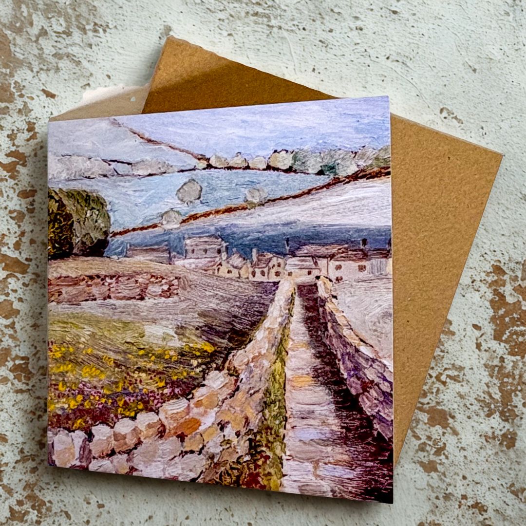 Grassington Greeting Card - Gill Kirk - Just Makers Gill Kirk Artist