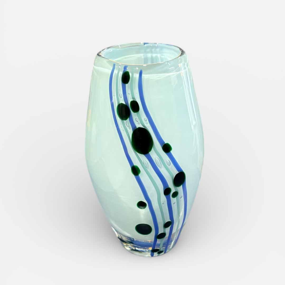 Hand-Blown Glass Vase - Sanders & Wallace Glassmakers_Just Makers