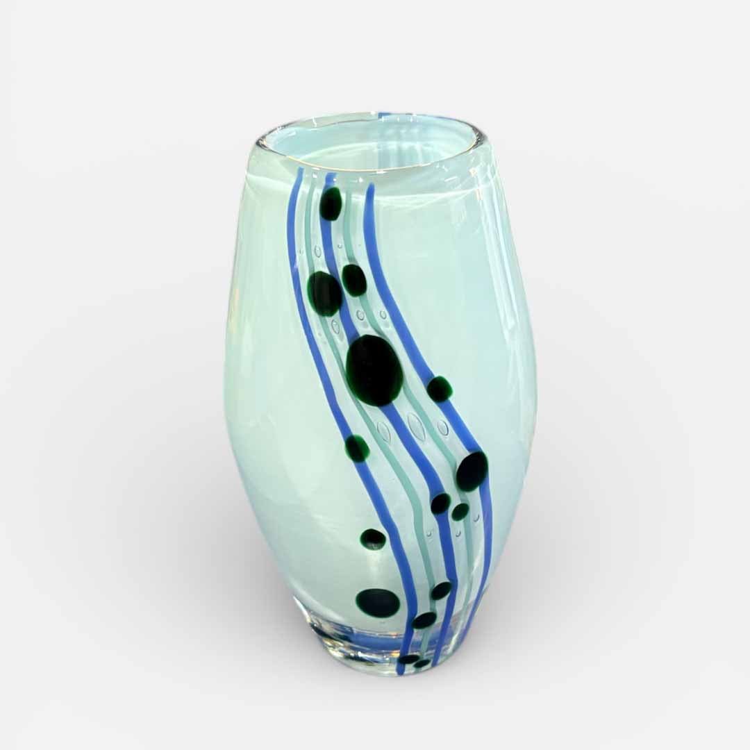 Hand - Blown Glass Vase - Sanders & Wallace Glassmakers - Just Makers Sanders & Wallace Glassmakers