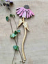 Hand Painted Echinacea Stem - Natty Deco_Just Makers