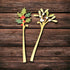 Hand Painted Holly Stem - Natty Deco_Just Makers