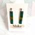 Hand Painted Marble Earrings - Make Harrogate Earrings_Just Makers
