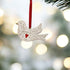 Hand Painted Peace Dove Wooden Decoration - Natty Deco_Just Makers