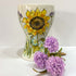 Hand Painted Sunflower Vase - Jenny Blue Art_Just Makers