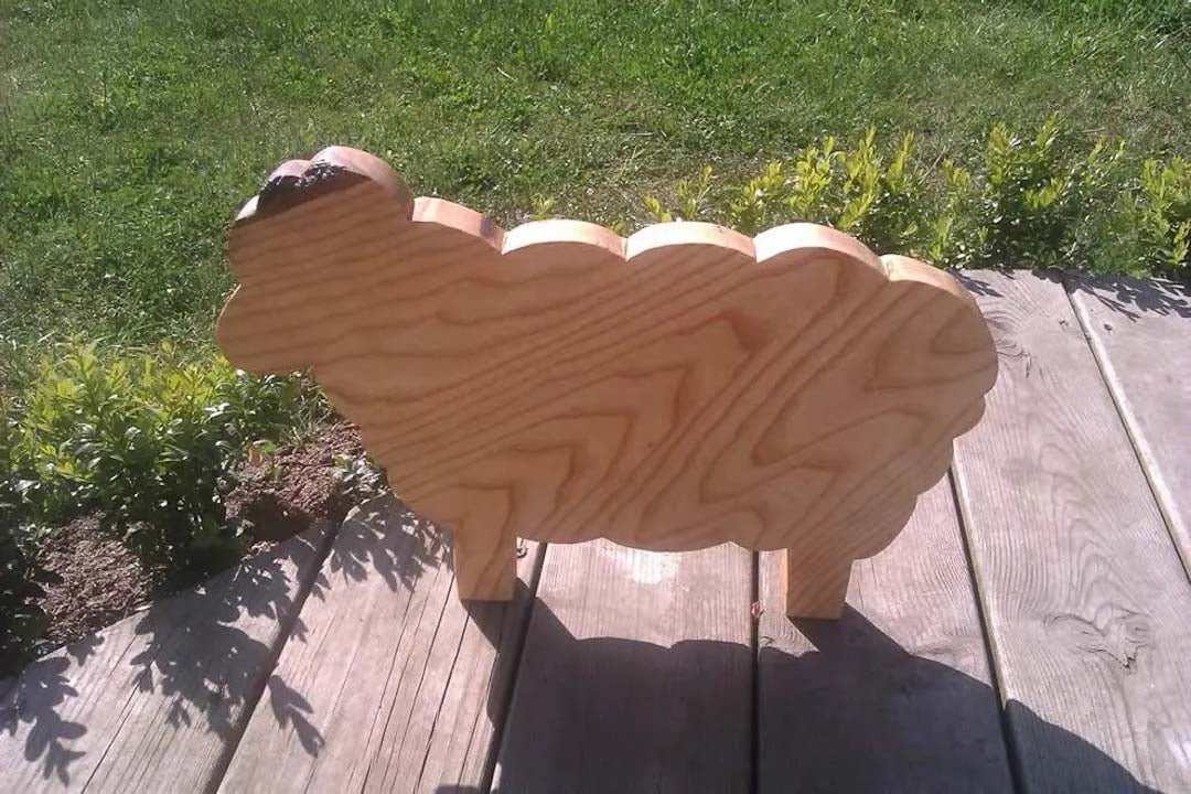 Hardwood Sheep Cheese / Bread Board - Wild Wood Gifts - Just Makers Wild Wood Gifts