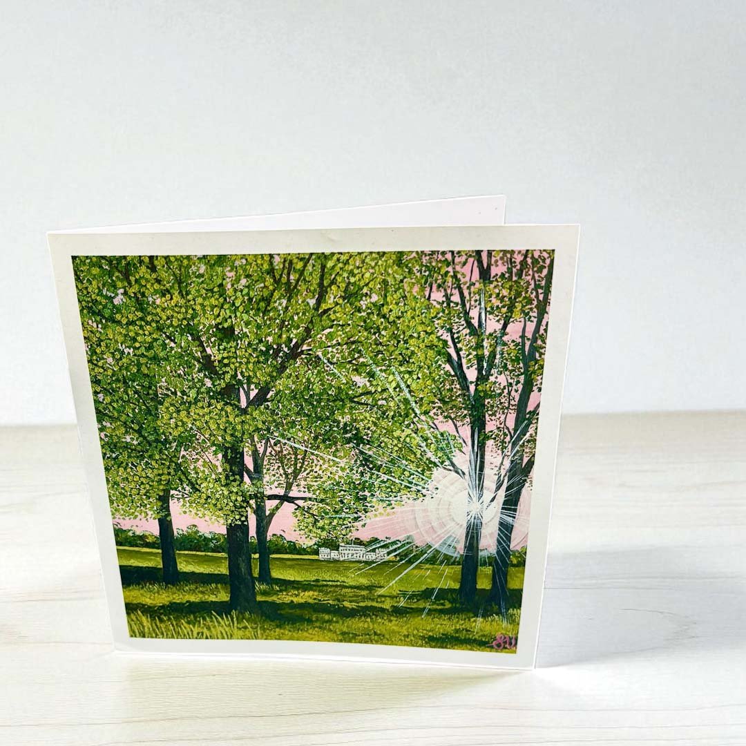 Harewood Walk Greeting Card - Sarah Jane Nicholls - Just Makers Sarah Jane Nicholls