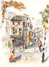 Harrogate Montpellier Gardens A5 Giclee Print - Tim Gomersall Art_Just Makers