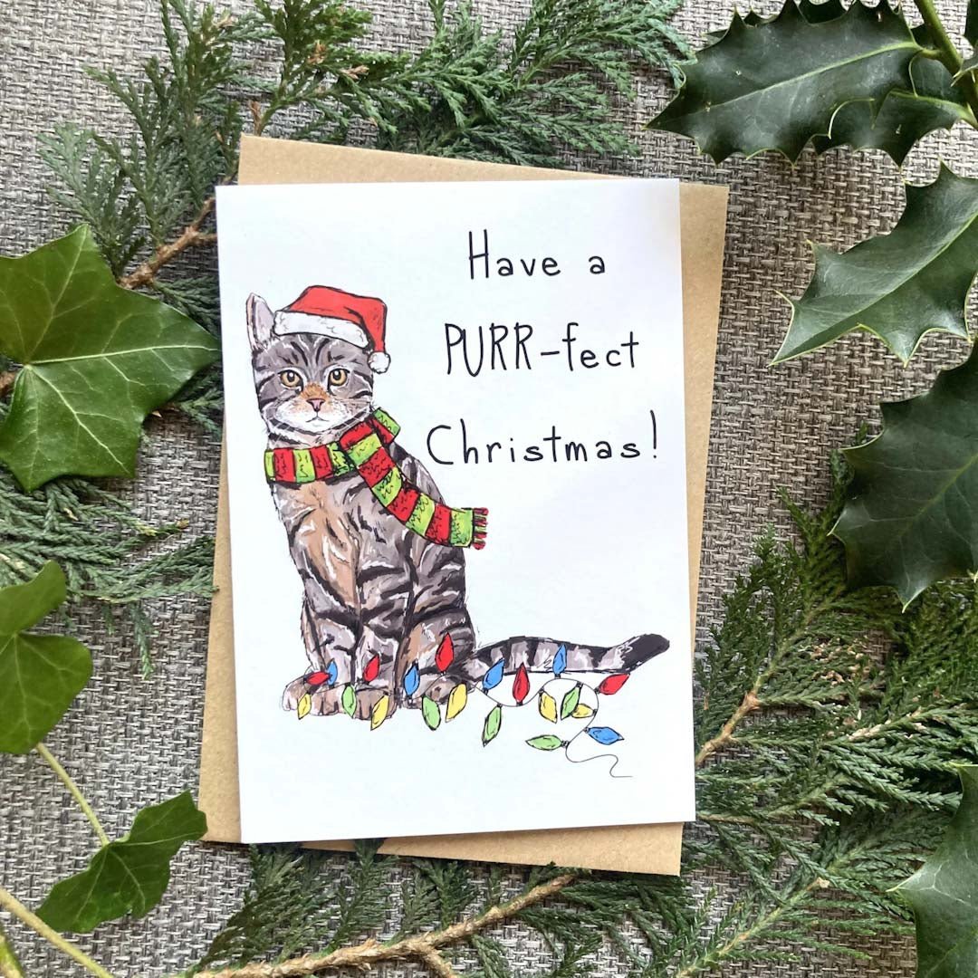 Have a PURR - fect Christmas! Card - HD Designs - Just Makers HD Designs