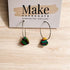 Heart Dot Hoop Earrings - Make Harrogate_Just Makers