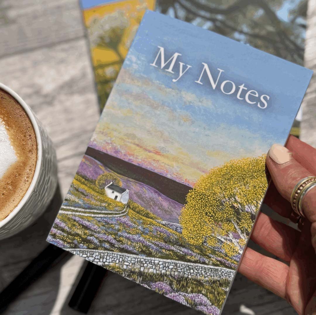 Set of Three Lined Notebooks Blue - Sarah Jane Nicholls - Just Makers Sarah Jane Nicholls