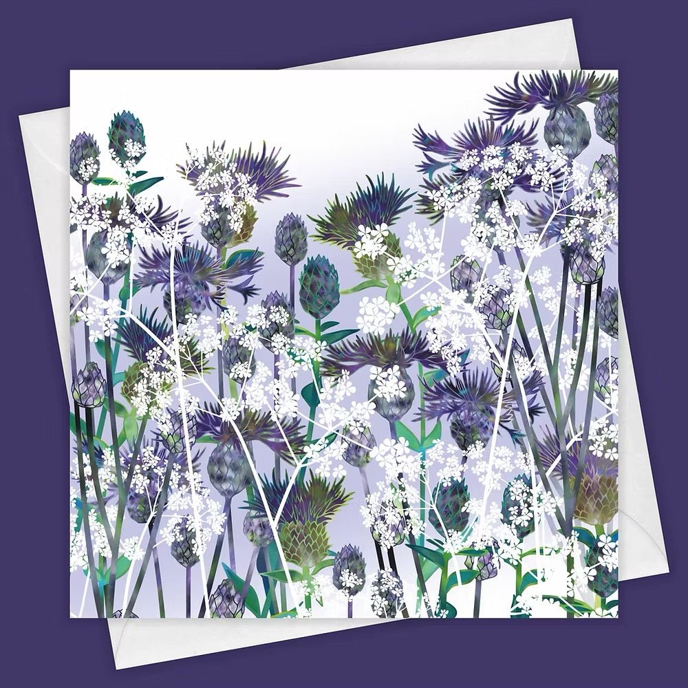 Heavenly Hedgerow Greeting Card - Fiona Calder - Just Makers Fiona Calder Designs