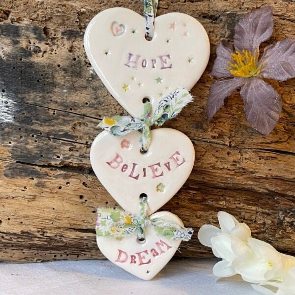 Hope Believe Dream Mobile - Jamali Annay - Just Makers Jamali Annay Designs