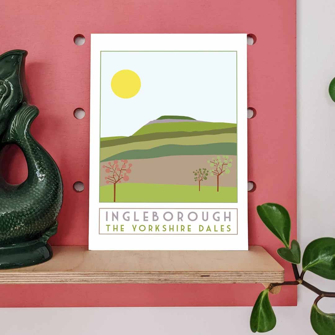 Ingleborough A4 Print - Sweetpea and Rascal - Just Makers Sweetpea and Rascal