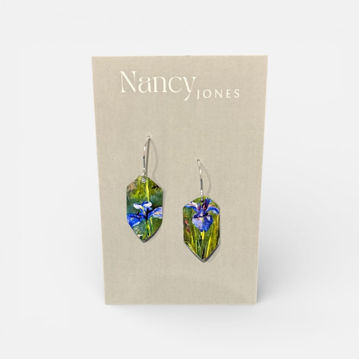 Iris Hex Earrings - Nancy Jones - Just Makers Nancy Jones Jewellery