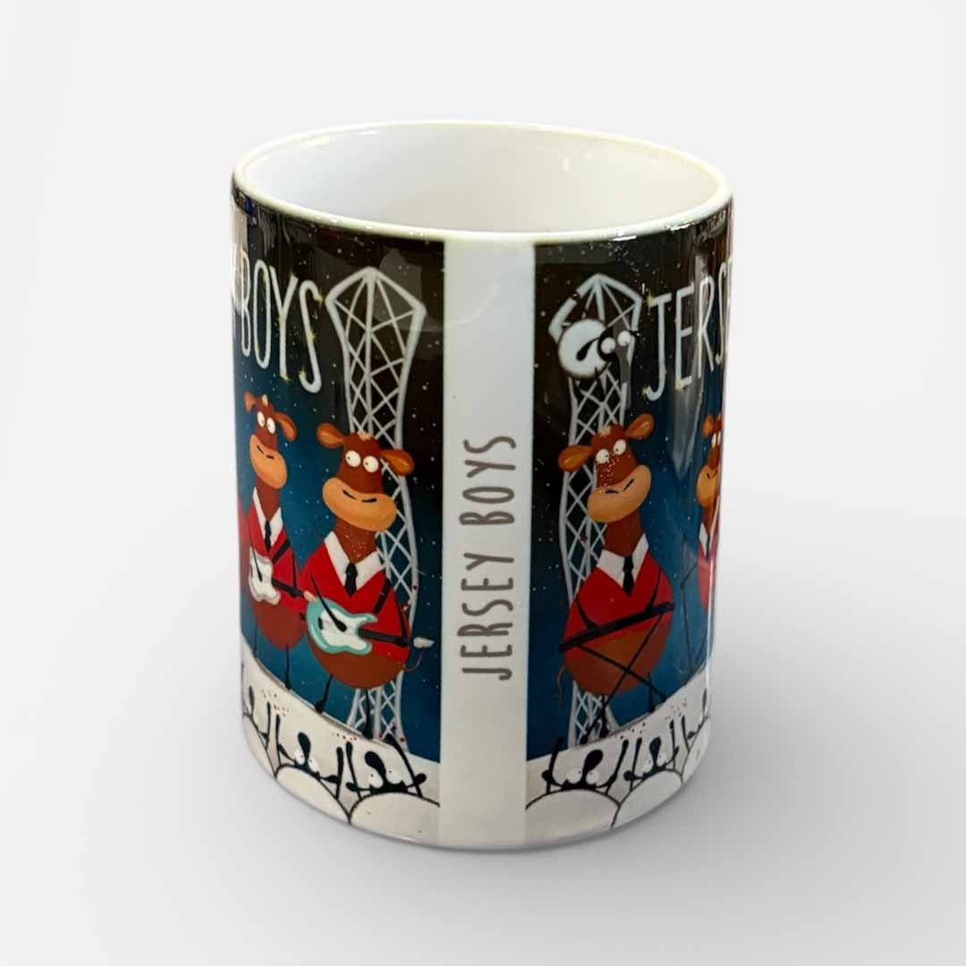 Jersey Boys Ceramic Mug - Mervyn Tay Art - Just Makers Mervyn Tay Art