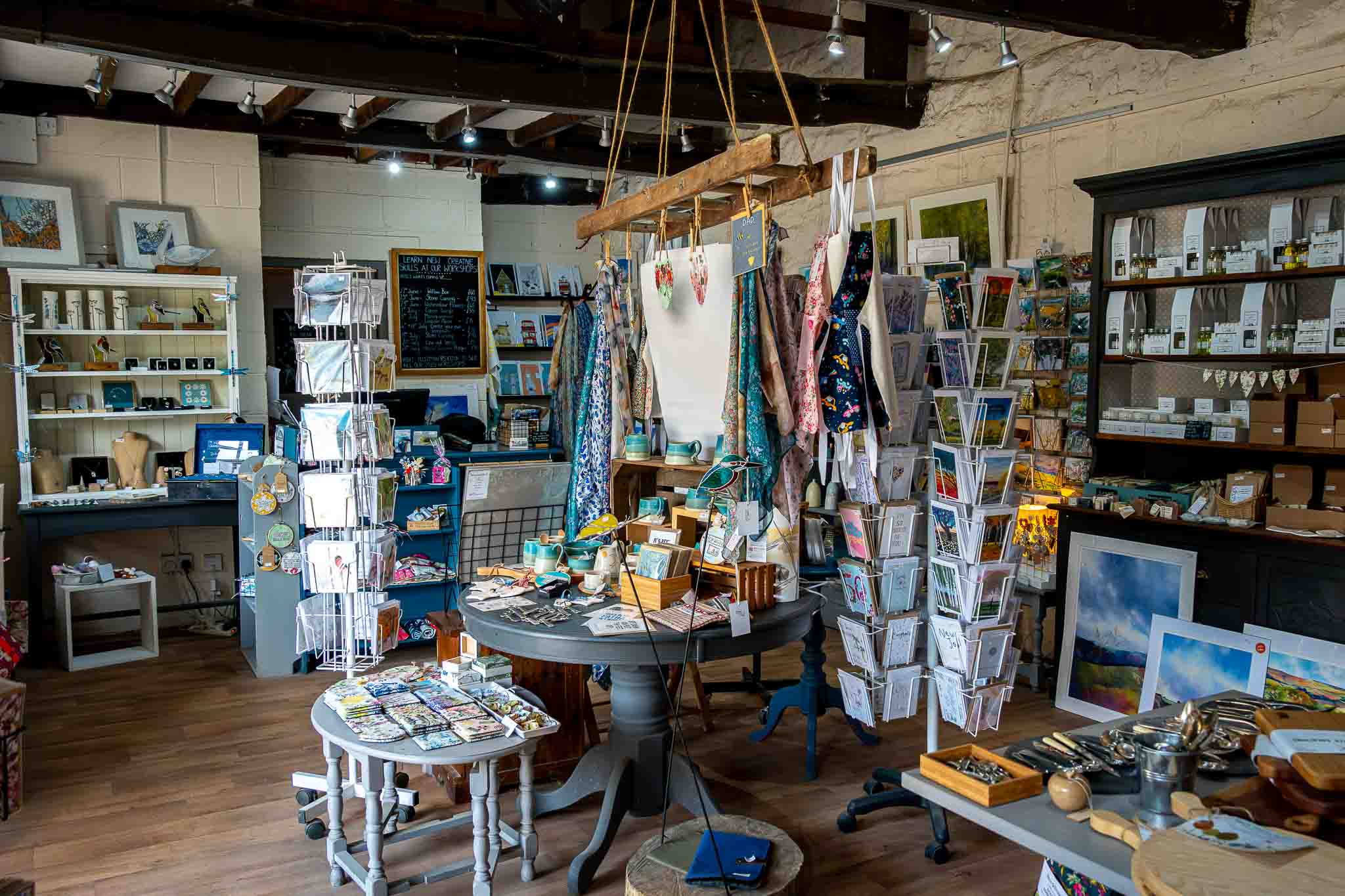Inside Just Makers shop, Ripley