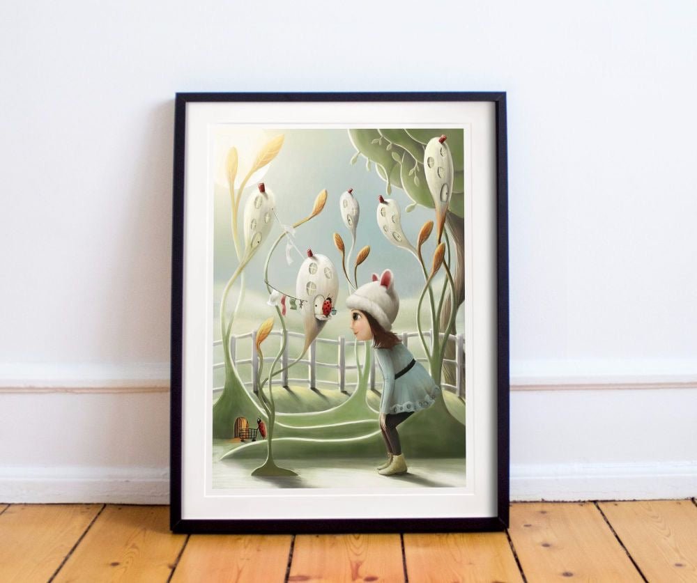 Ladybird Village Demelsa Haughton Print - Just Makers Demelsa Haughton Illustration