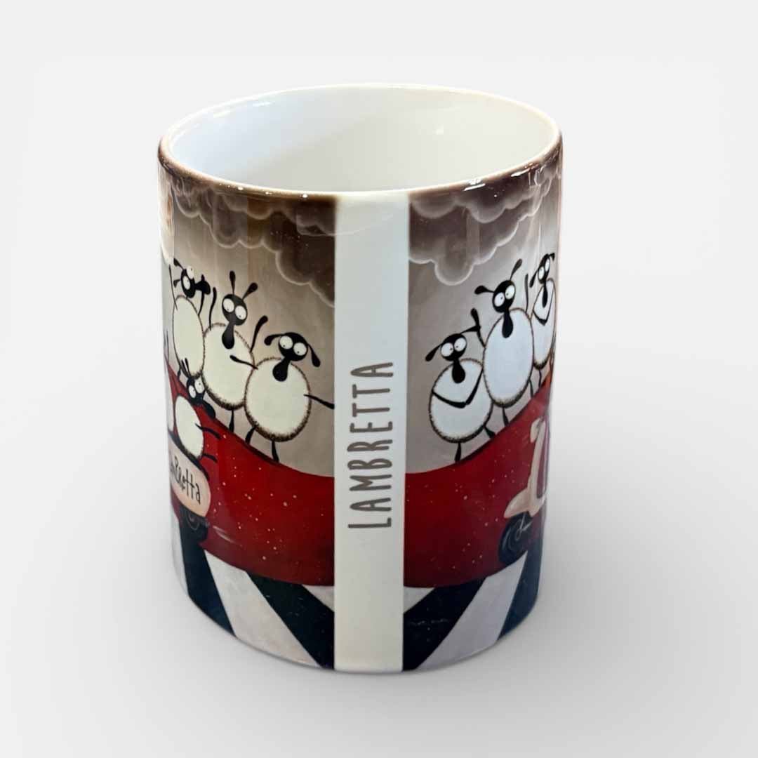 Lambretta Ceramic Mug - Mervyn Tay Art - Just Makers Mervyn Tay Art