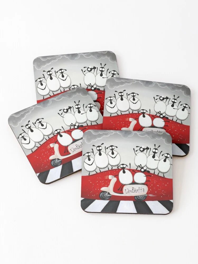 Lambretta Coaster - Mervyn Tay Art - Just Makers Mervyn Tay Art