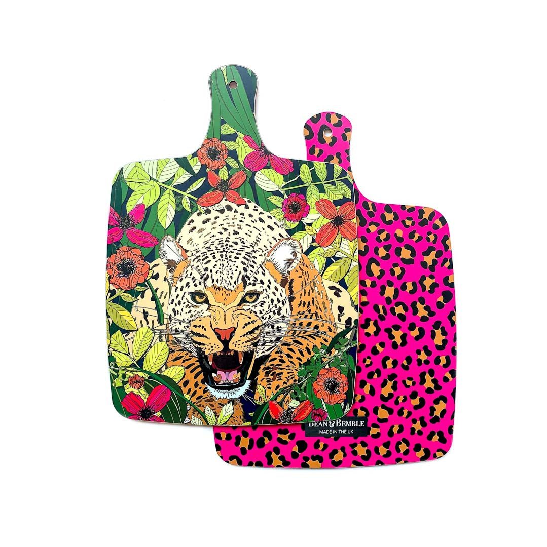 Large Chopping Board - Wild Leopard - Just Makers Bean and Bemble