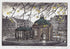 Last Leaves of Autumn, Pump Room Original Framed Etching - Moira McTague_Just Makers