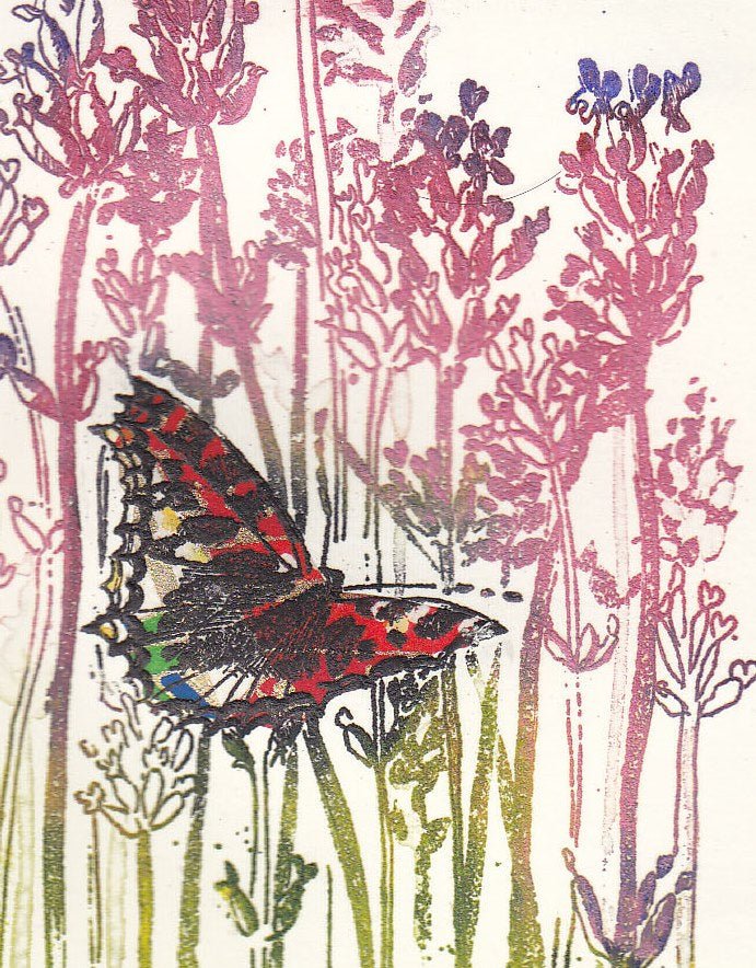 Lavender Etching - Moira Mctague - Just Makers Moira McTague