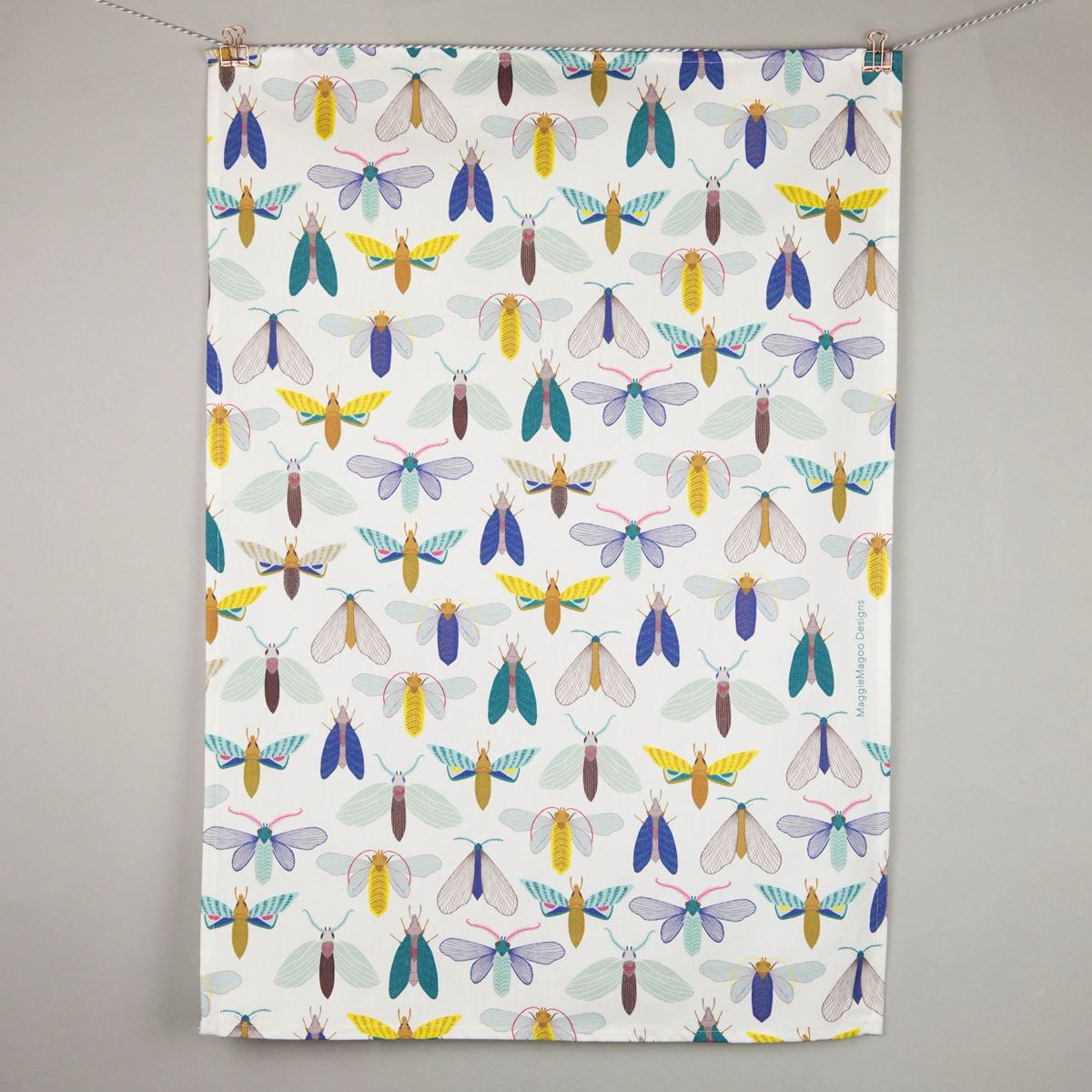 Light Moths Tea Towel Maggie Magoo Designs_Just Makers