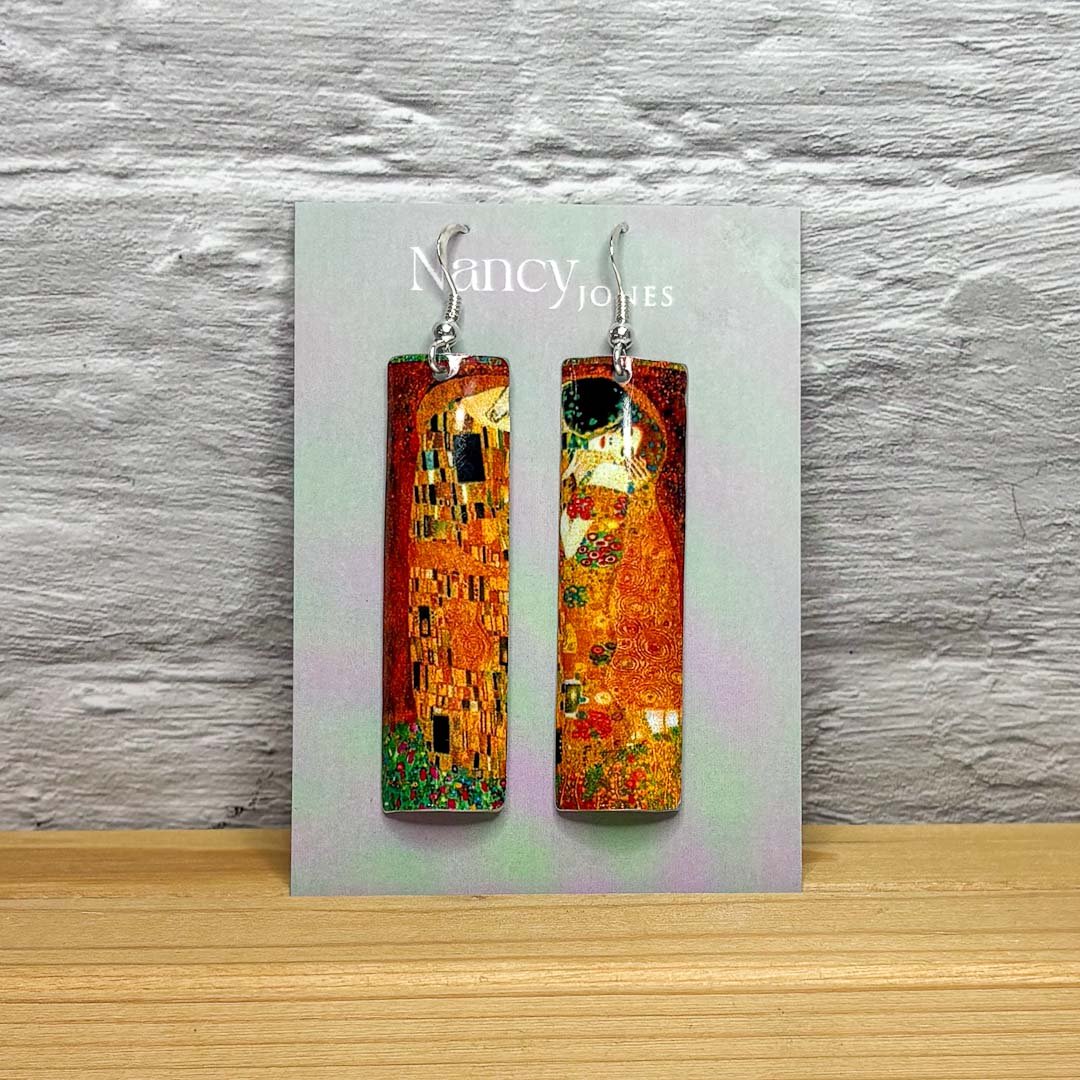 Long The Kiss Earrings - Nancy Jones - Just Makers Nancy Jones Jewellery