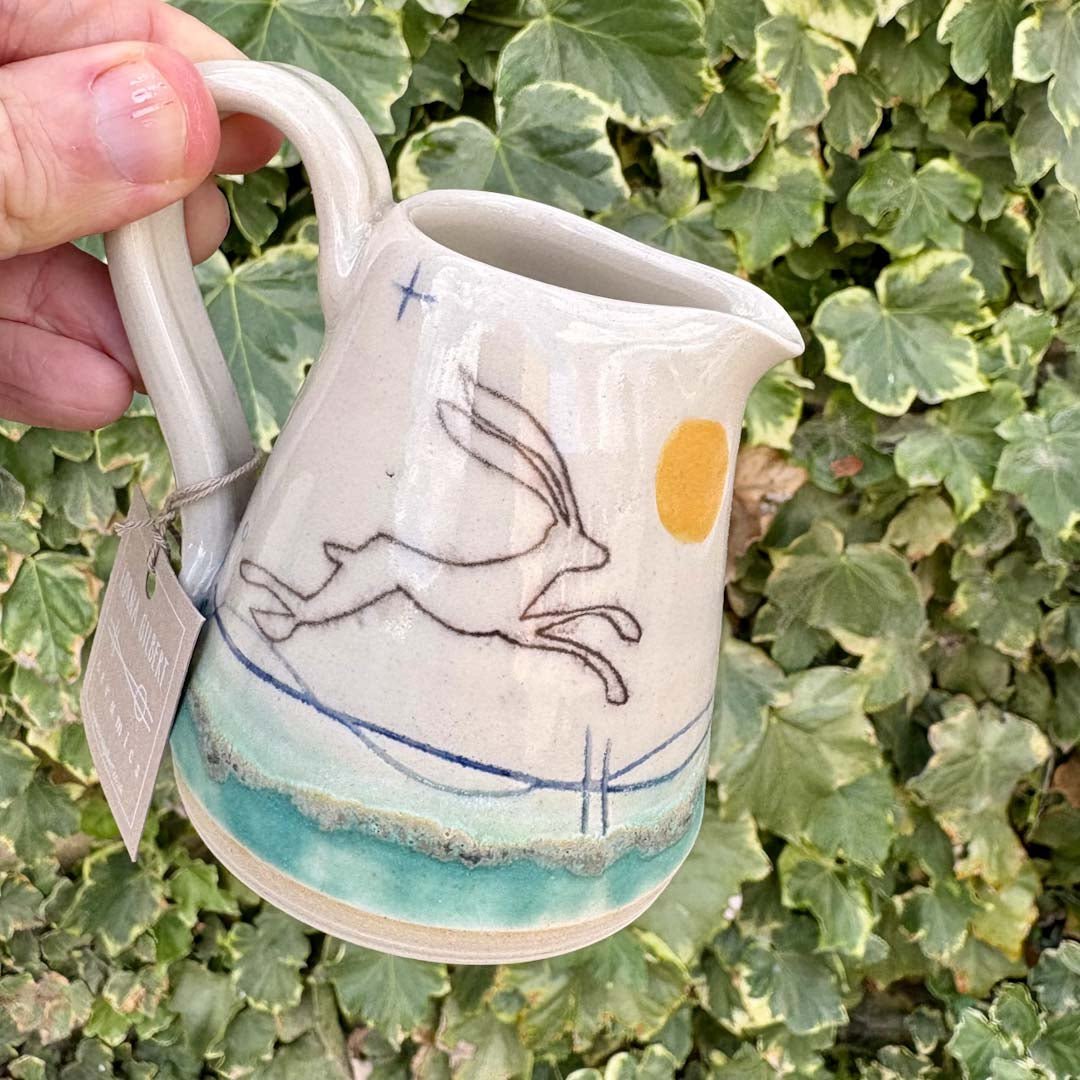 Lorna Gilbert: Small Hare Jug - Just Makers Lorna Gilbert Ceramics