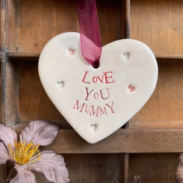Love You Mummy Heart - Jamali Annay Designs - Just Makers Jamali Annay Designs