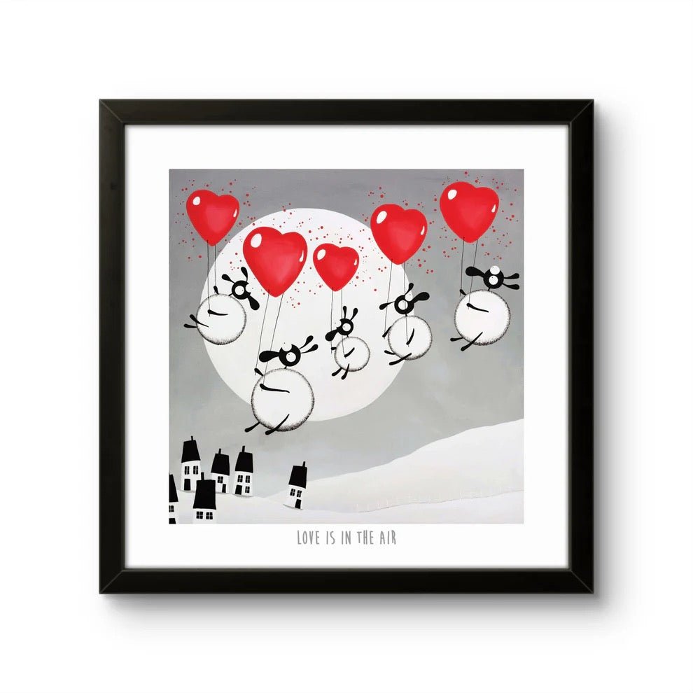 Love is in the Air 10" Print - Mervyn Tay Art - Just Makers Mervyn Tay Art