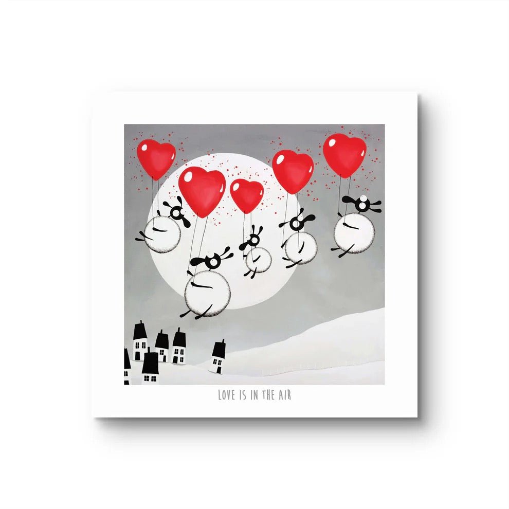 Love is in the Air 10" Print - Mervyn Tay Art - Just Makers Mervyn Tay Art