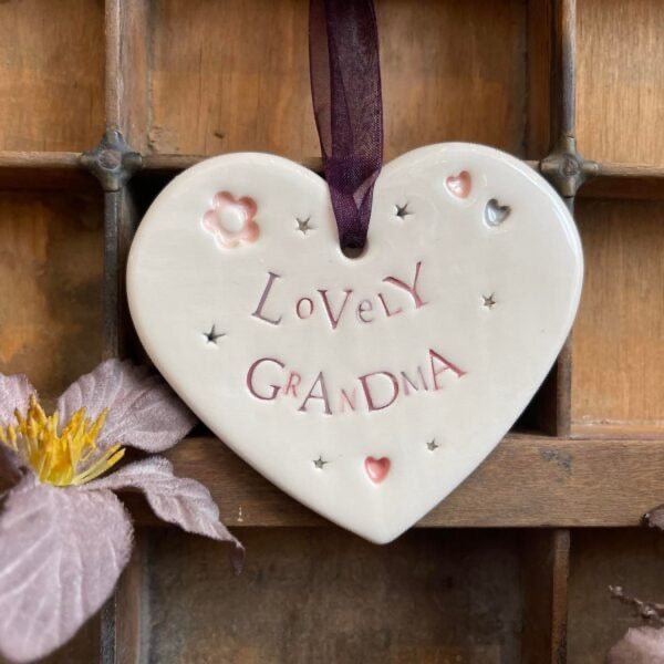 Lovely Grandma Heart - Jamali Annay Designs - Just Makers Jamali Annay Designs