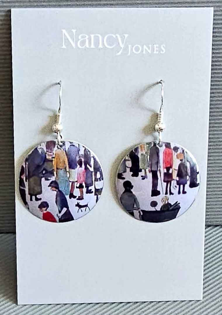 Lowry Disc Earrings - Nancy Jones_Just Makers