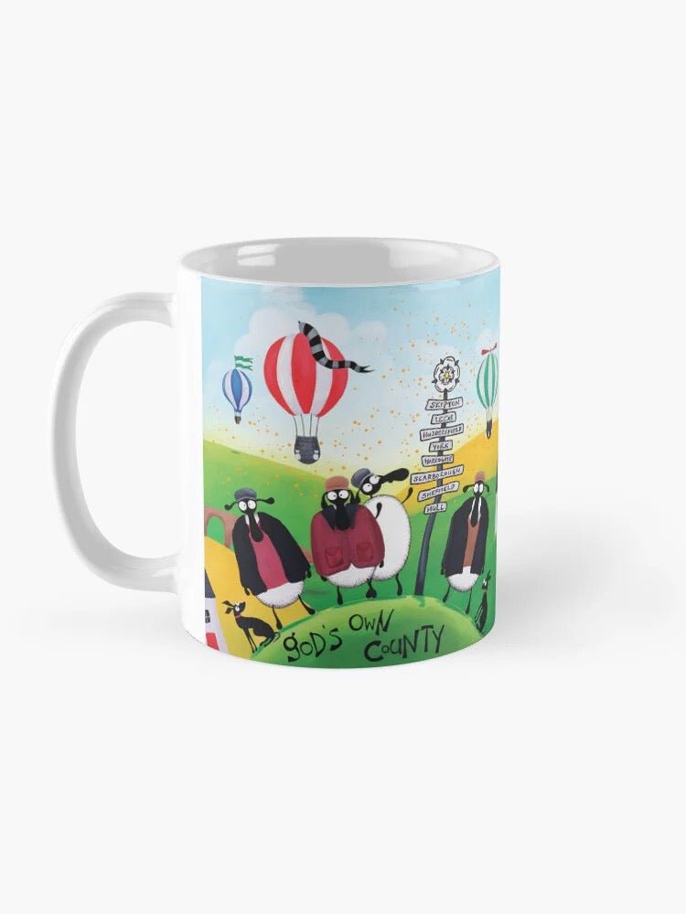 Made in Yorkshear Ceramic Mug - Mervyn Tay Art - Just Makers Mervyn Tay Art