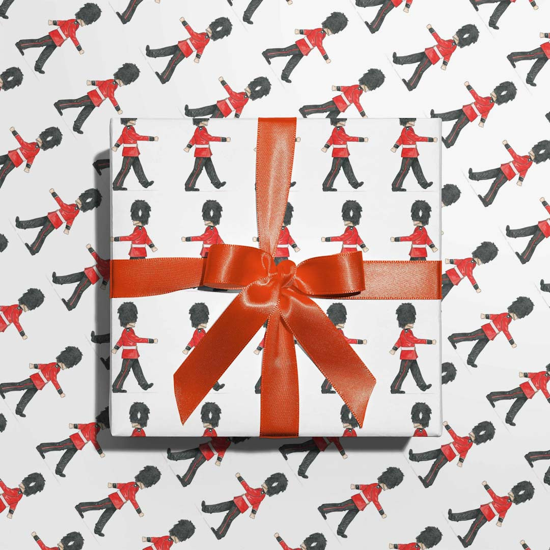 Marching Guards Wrapping Paper - Antonia Illustration_Just Makers