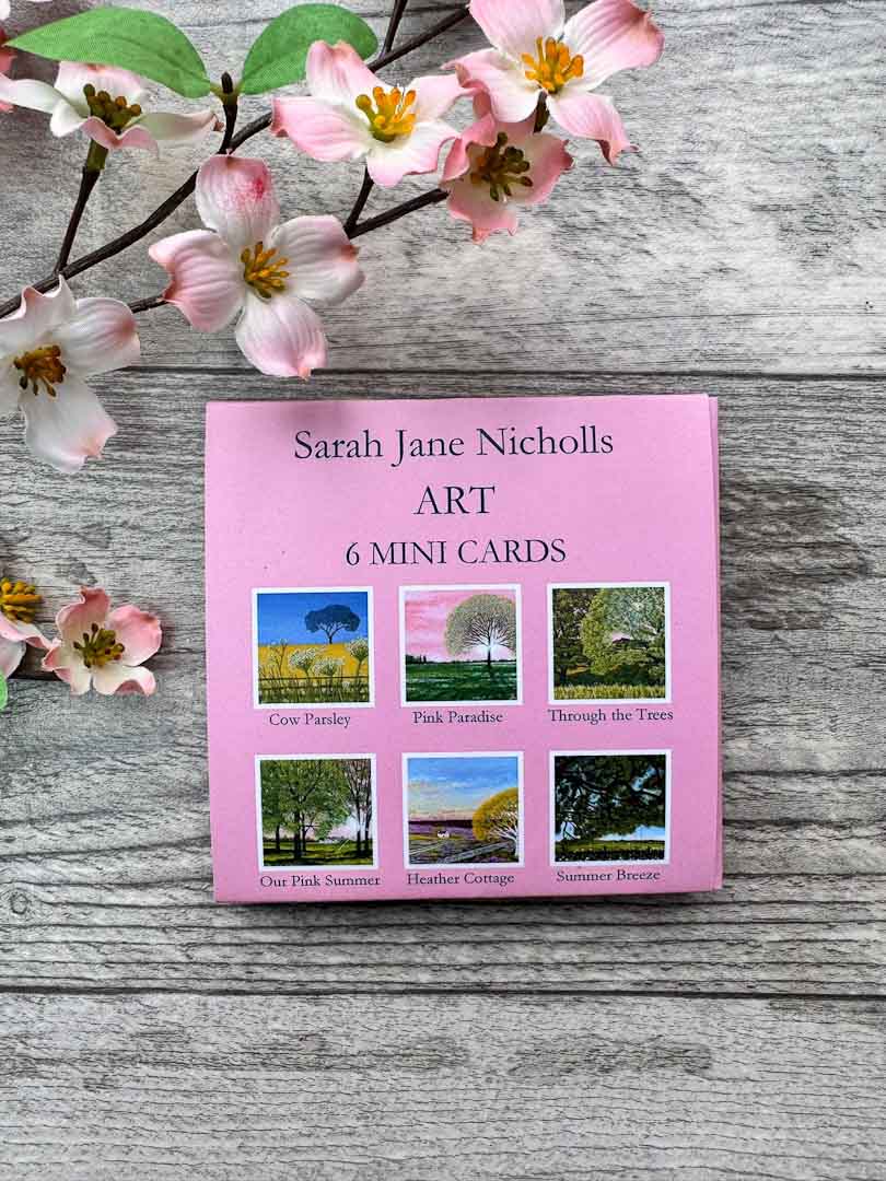 Mini Card Pack Pink - Sarah Jane Nicholls_Just Makers