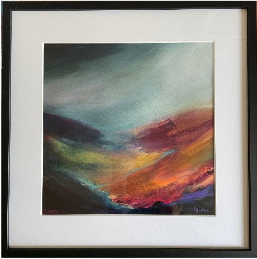 Mist Over the Boundary Stone Original Painting - Emma Butler_Just Makers
