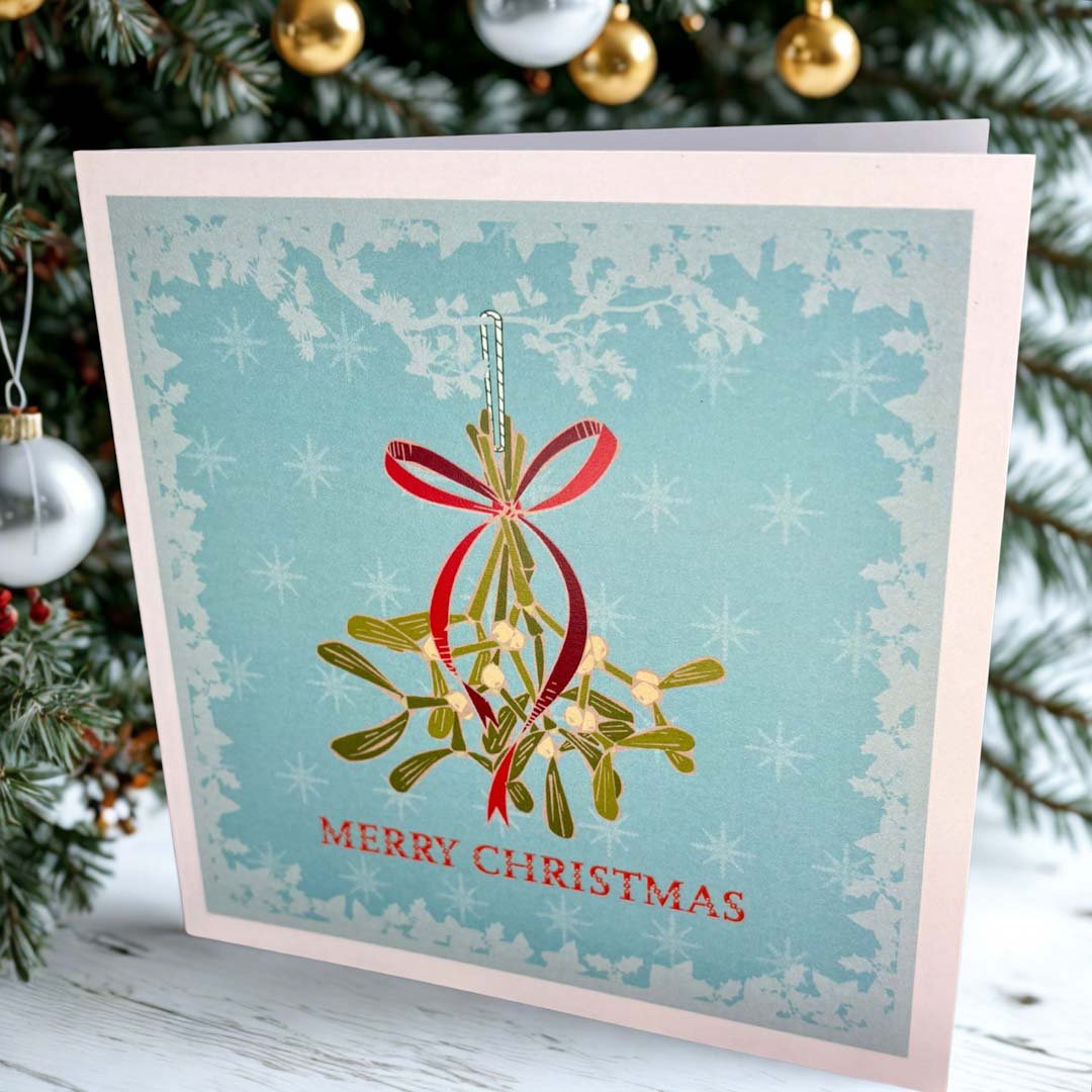 Mistletoe Greeting Card - Umbellifer - Just Makers Umbellifer